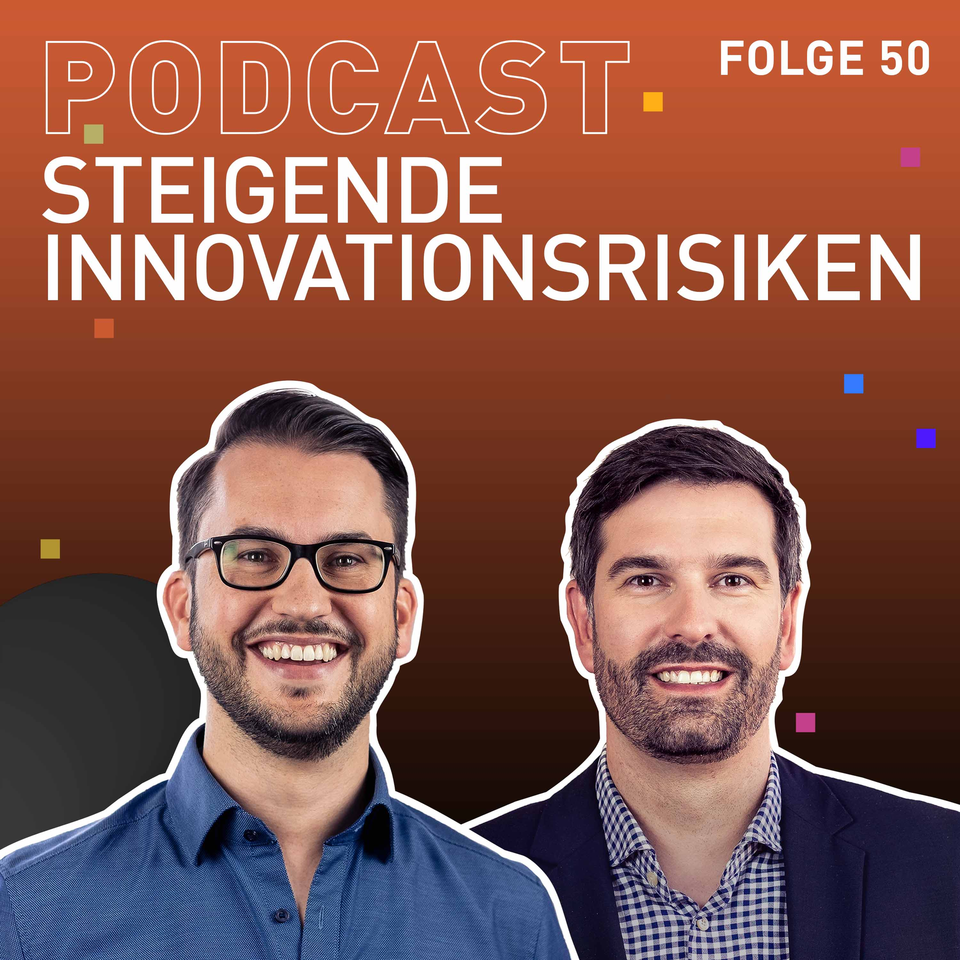 TRENDONE Podcast Cover Episode #50 Steigende Innovationsrisiken